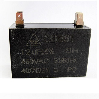 Конденсатор CBB61 12uF 450V клеммы