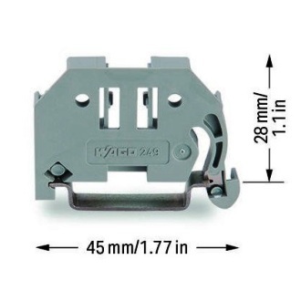 Стопор оконечный для DIN рейки 35 WAGO 249-116