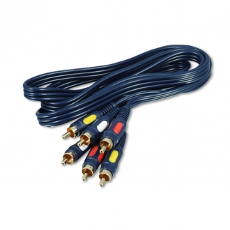 +Кабель ALELCOM 3RCA - 3RCA GOLD
