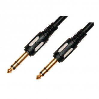 Шнур ALENCOM 6.3мм - 6.3мм стерео GOLD 3.0м