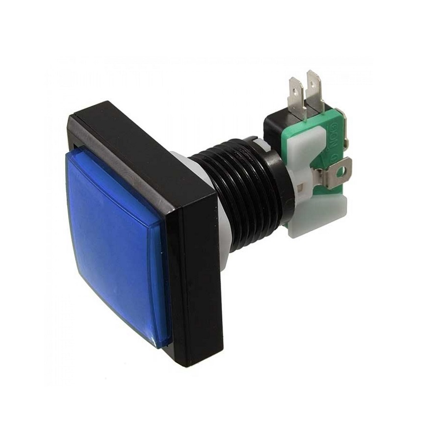 Кнопка GMSI-2B-S no(nc)+nc(no) blue 50mm