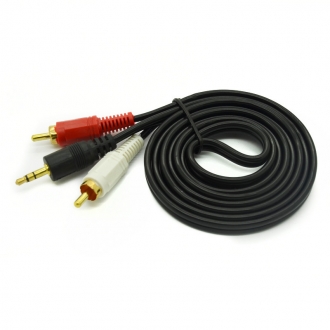 Переходник 2RCA на MINI JACK 3.5 мм