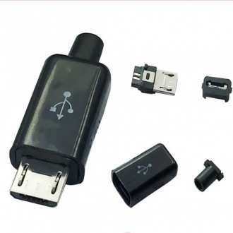 Разъём MicroUSB 5pin на провод