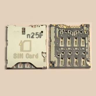 Коннектор SIM Alcatel OT-6012D/OT-6036Y/OT-6037Y/OT-6040D/OT-6050Y/OT-7047D/OT-7050Y