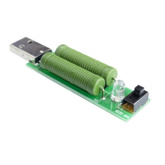 USB резистор нагрузки 2A/1A c переключателем