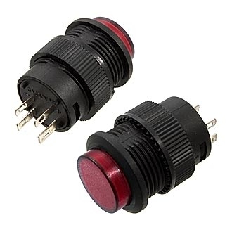 Кнопочные переключатели R16-503BD-R Non Lock