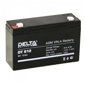 Аккумуляторные батареи Delta DT 612 6V 12Ah