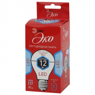 Лампа светодиодная ЭРА ЭКО 12W E27