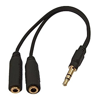 Шнур переходной АУДИО DC 3.5 to 2*DC 3.5 150mm
