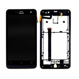 Дисплей Asus A500KL/A501CG (ZenFone 5) модуль Черный - Оригинал в рамкe