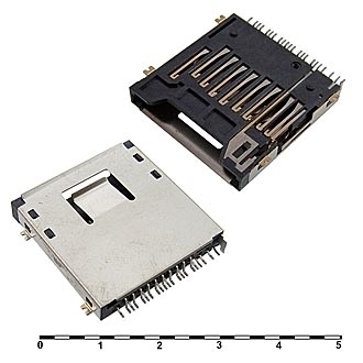 Держатели sim и карт памяти SD+MS