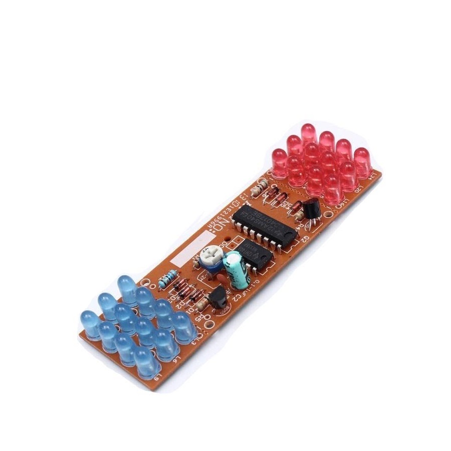 Набор для сборки "Мигалка-стробоскоп на NE555 + CD4017"