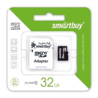 Карта флеш-памяти Micro SDHC Smart Buy 32Gb