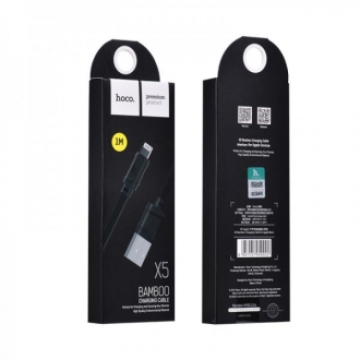 USB кабель для зарядки, DATA кабели, расширители портов Hoco X5 BAMBOO CHARGING CABLE 1m