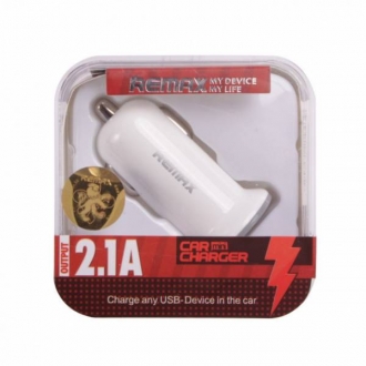 АЗУ-USB 1 выход max 2.1A REMAX Белый