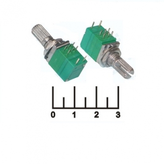 Резистор переменный стерео с выключением 100K