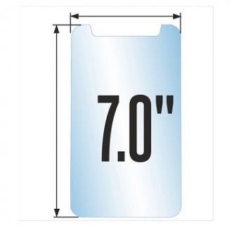 Защитное стекло универсальное 7' (110мм x 182мм)