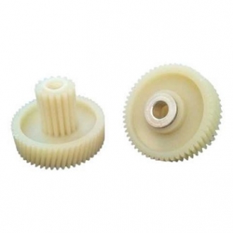 Шестерня c металлической вставкой для мясорубки Vitek, Д-47/17мм, зубья 54/16шт. (Косой/прямой)