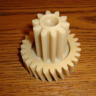 Шестерня Kenwood MG350/360 средняя, Д-55/28мм, зубья 27/10шт. (Косой/прямой) - изображение 1