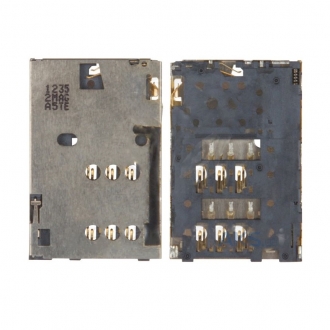 Коннектор SIM Nokia C2-03/C2-06/C2-08/X2-02/C2-00