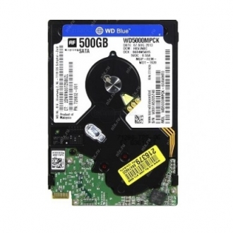 Жесткий диск HDD 500 Gb SATA 6Gb/s SFF-8784 Western Digital Blue 5.2" 5400rpm 16Mb