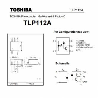 Оптоэлектронные приборы TLP112A (P112A)