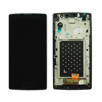 Дисплей c тачскрином LG G4 c H525N с рамкой чёрный