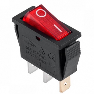Переключатель SC-791 on-off 15A\250V с подсветкой 220v