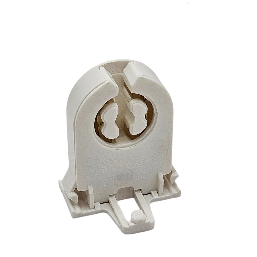 Патрон G13 сквозной боковые защелки со стопором для ламп T8