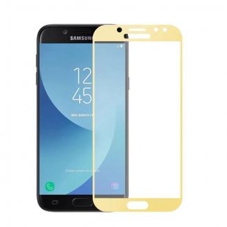 Защитное стекло для полное покрытие SAMSUNG J330F Золото