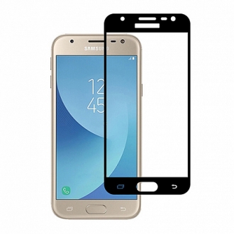 Защитное стекло для полное покрытие SAMSUNG J330F ( J3 2017 ) черное