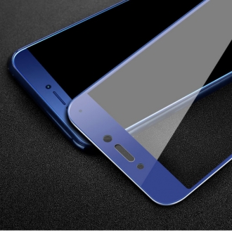Защитное стекло "Полное покрытие" Huawei Honor 9 Lite Синее