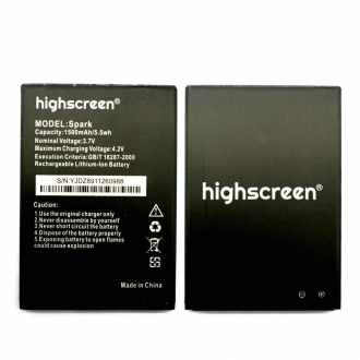 Аккумуляторы для телефонов АКБ Highscreen Spark 1500mAh