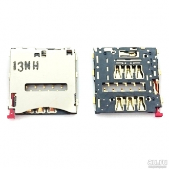 Коннектор SIM Sony C6903/D6503/D5303/C6833/D5503 (Z1/Z2/T2/Z Ultra/Z1 Compact)