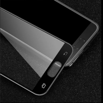 Защитное стекло "Полное покрытие" Samsung A320F (A3 2017) Черное