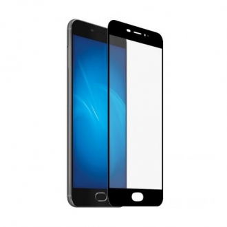 Защитное стекло "С рамкой" Meizu M3 Note Черное