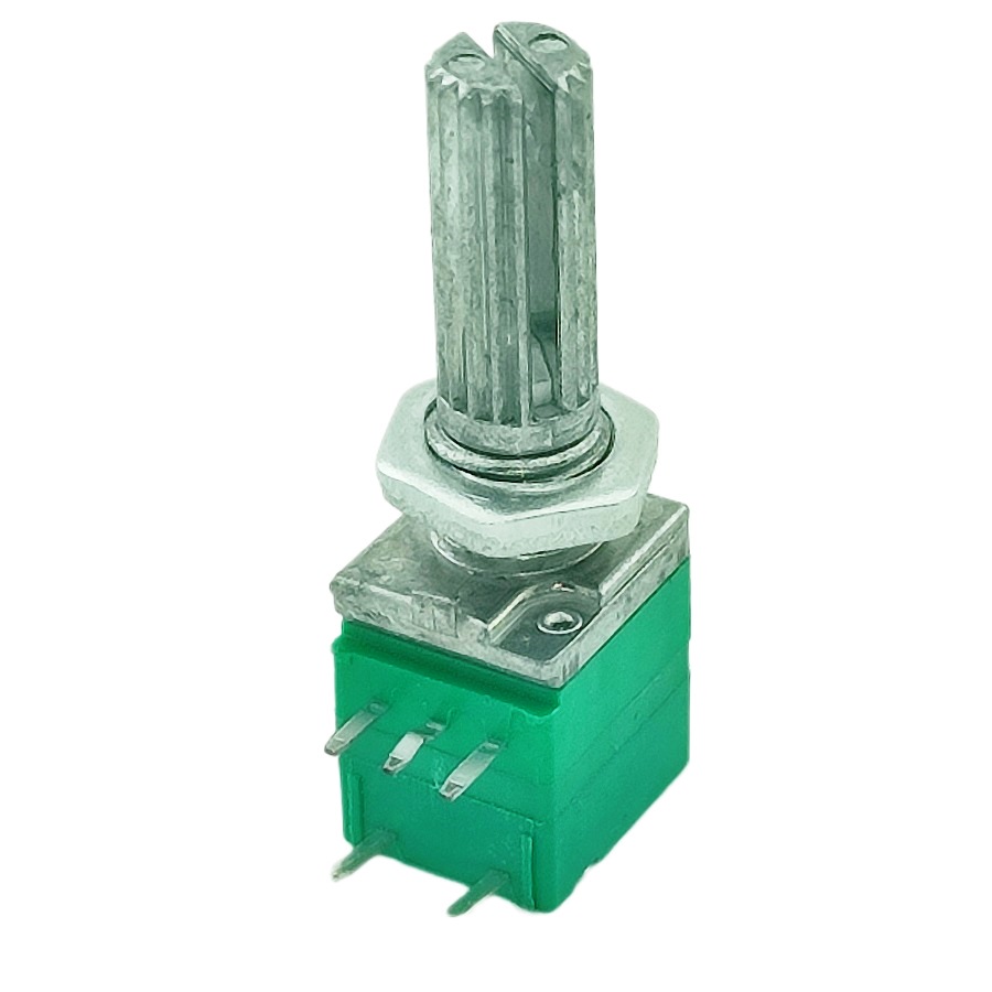 Резистор переменный моно с выключением 11х9,5мм 10K