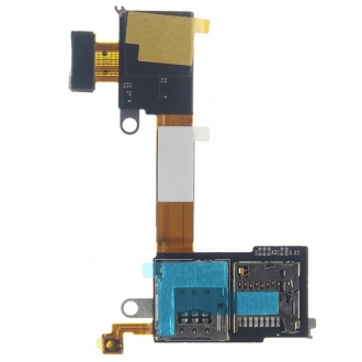 Шлейф Sony D2303/D2403/ (M2/M2 Aqua) на разъем SIM/MMC