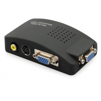 Видеоконвертер входы RCA-VIDEO. S-VIDEO. VGA выход VGA