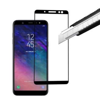 Защитное стекло Samsung A600F (A6 2018) Черное