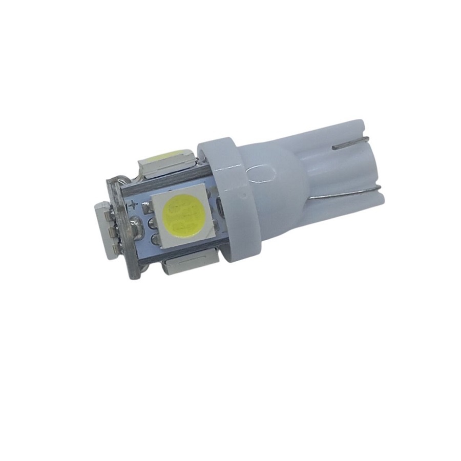 Лампочка светодиодная T10 5050 SMD DC 12V (Cold White)