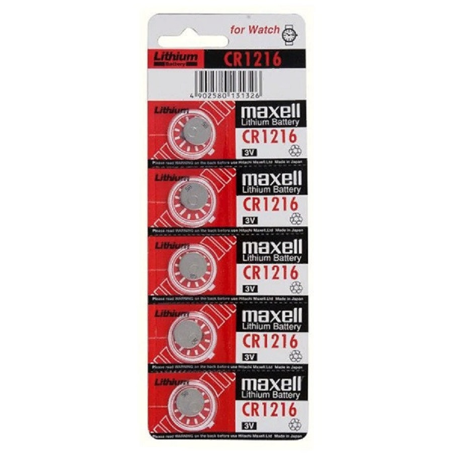 Батарейка Maxell CR1216 3V 1 штука - изображение 1