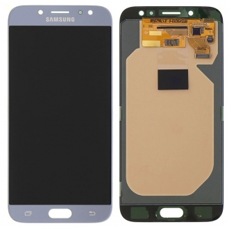 Дисплей Samsung J730F (J7 2017) в сборе с тачскрином Серебро - (AMOLED)