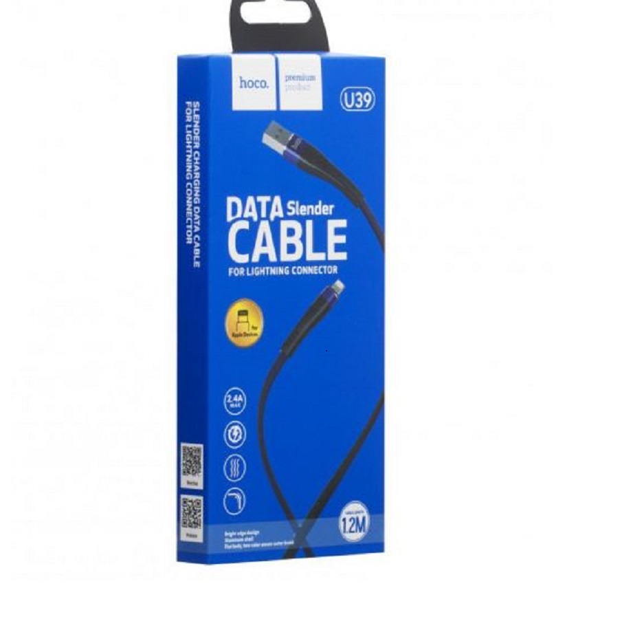 USB кабель HOCO U39 Type-C, 1,2M, 2.4А - изображение 1