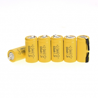 Аккумулятор H-2/3AA650-T 1.2v 650mAh с выводами