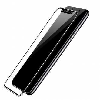 Стекло iPhone X черный