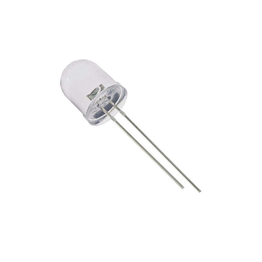 Светодиод 10мм 14000-16000mcd 3.0-3.2V 15d Белый