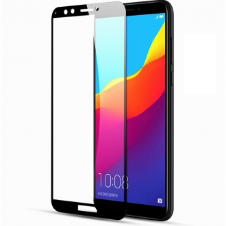 Стекло защитное полное покрытие Huawei Honor 6C Pro черное