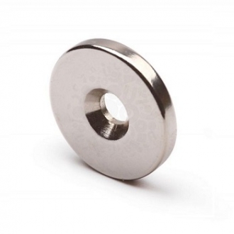 Неодимовый магнит кольцо 20х3мм с зенковкой 4,5/10мм