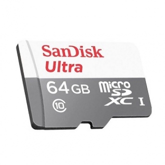 Карта флеш-памяти SandDisk Ultra Micro SDHC UHS-I Card 64 GB